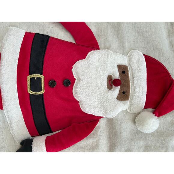 Isaac Mizrahi Christmas Throw Pillow Sham Santa and Mrs Claus 28” X 16” - Picture 3 of 4